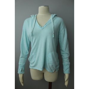 Athleta M Hoodie Sweatshirt Thumbhole Long Sleeve